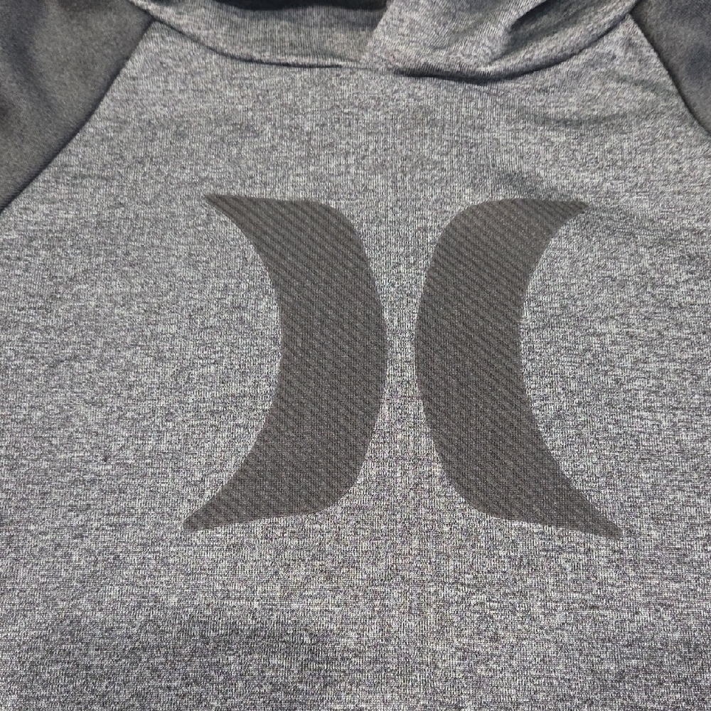 Hurley Gray & Black Hoodie Medium - Picture 2 of 4